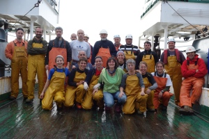 Vizconde de Eza crew and scientific staff involved in the 2014 Flemish Cap survey
